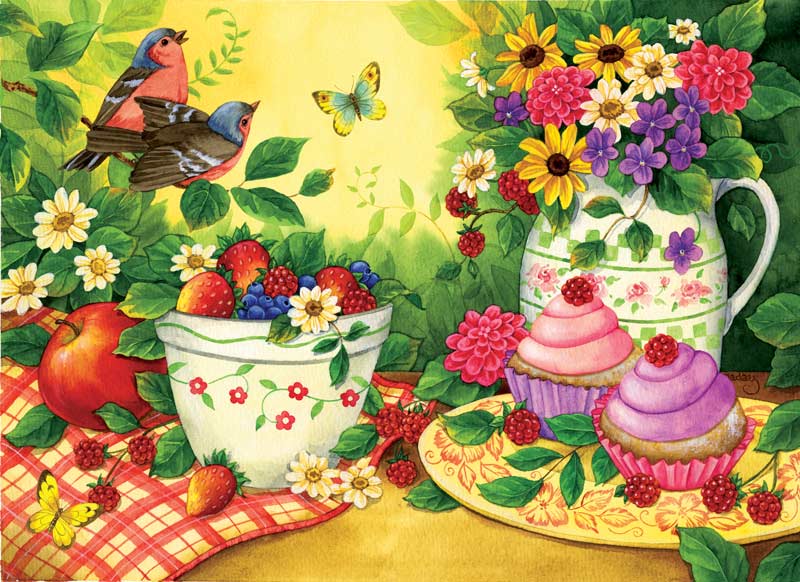Cupcakes for Two, 500 Piece Puzzle by SunsOut