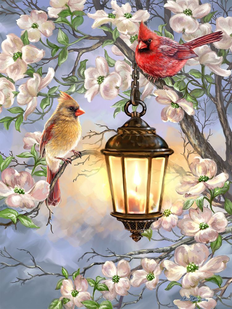 Spring Lantern, 60 Piece Large Format Puzzle, by Springbok Puzzles.