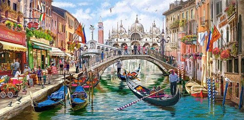 Charms of Venice, 4000 Piece puzzle by Castorland