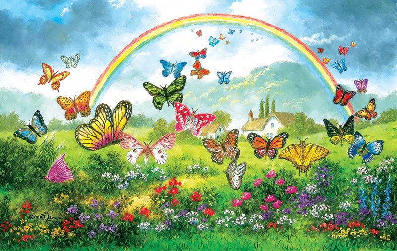 Butterfly Holiday, 550 piece puzzle by Sunsout
