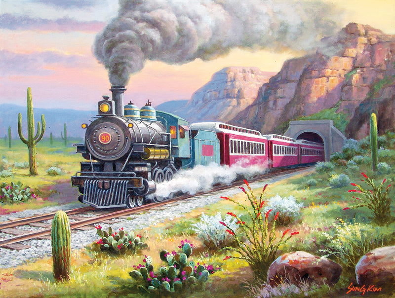 Desert Run, 500 piece puzzle by Sunsout