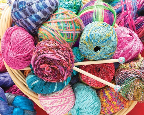 Knit Fit, 1000 Piece Puzzle, by Springbok Puzzles.