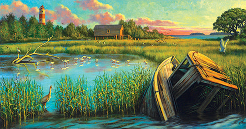 Laughing Gull Creek , 500 piece puzzle by Sunsout