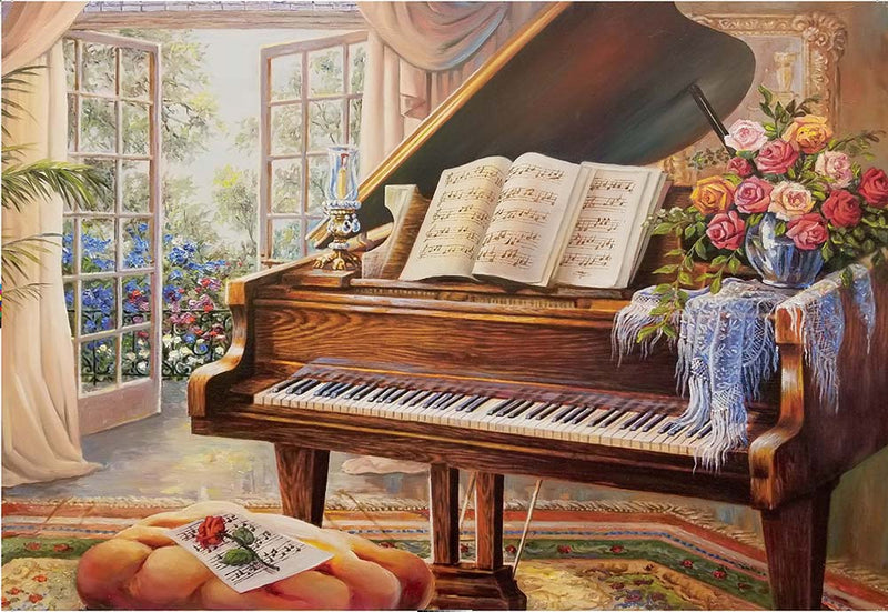 Grand Piano, 1500 Piece Puzzle by Prestige Puzzles Private Collection