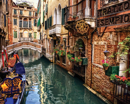 Sempione Italy, 1000 Piece Puzzle, by Springbok Puzzles.