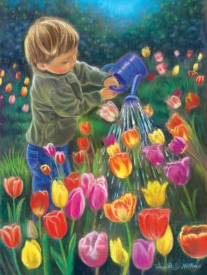 Signs of Spring , 300 piece puzzle by Sunsout