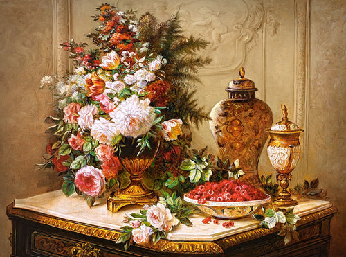 Tulips and other Flowers, 3000 Pc Jigsaw Puzzle by Castorland
